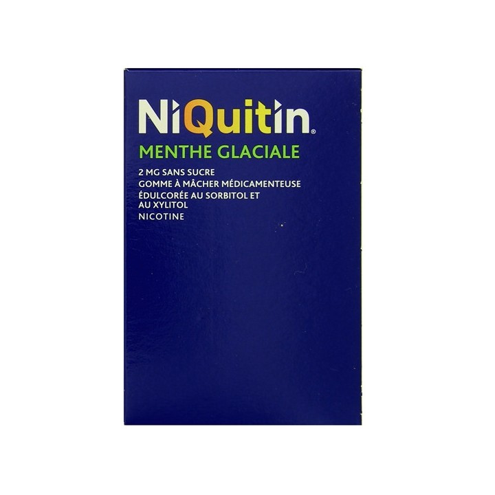 Gommes Niquitin 2mg menthe glaciale x100