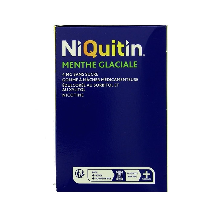 Gommes Niquitin 4mg menthe fraiche x96