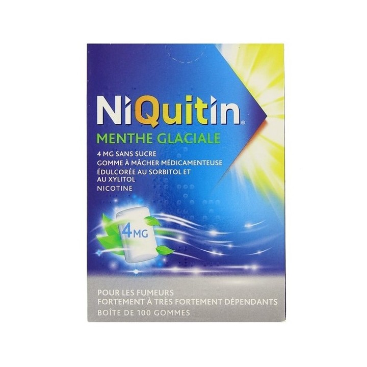 Gommes Niquitin 4mg menthe fraiche x96