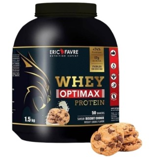Whey Optimax Biscuit Cookie 1,5kg - Eric Favre - IllicoPharma