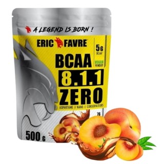 BCAA 8.1.1 Zero Vegan Thé Pêche 500g - Eric Favre - IllicoPharma