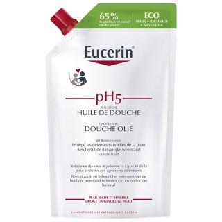 pH5 Éco-recharge Huile de Douche 400ml - Eucerin - IllicoPharma