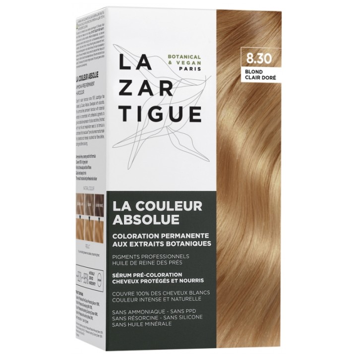 La Couleur Absolue 8.30 Blond Clair Doré – Lazartigue – IllicoPharma