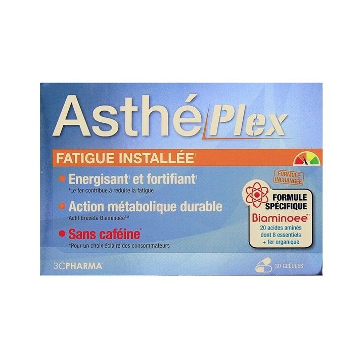 AsthePlex Fatigue Installée x30 gélules - 3C Pharma - IllicoPharma