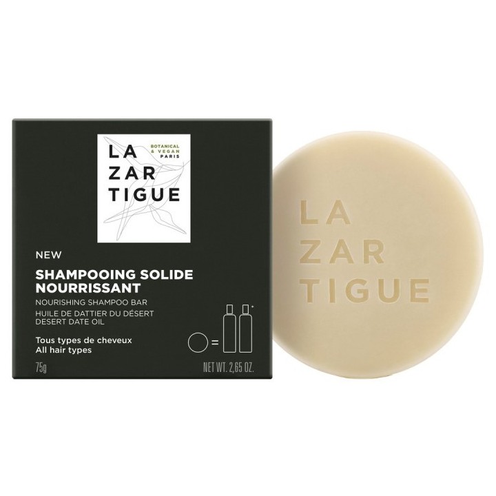 Shampooing Solide Nourrissant 75g - Lazartigue - IllicoPharma