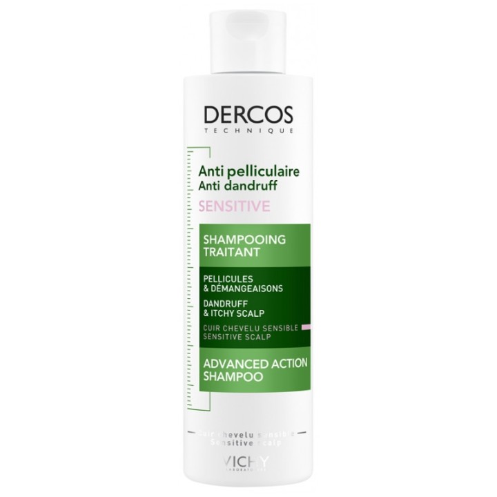 Dercos Anti Pelliculaire Sensitive Shampooing Traitant 200ml - Vichy - IllicoPharma