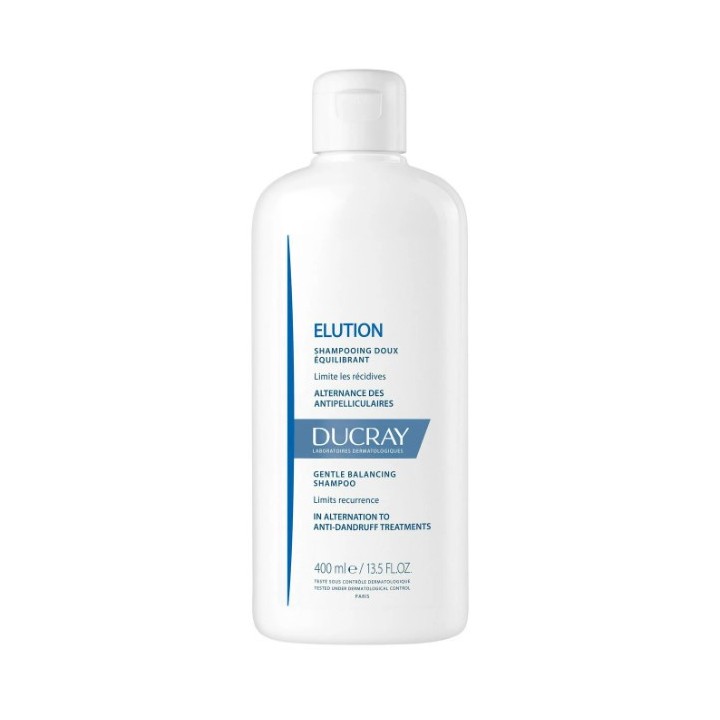 Elution Shampooing Doux Equilibrant 400ml - Ducray - IllicoPharma