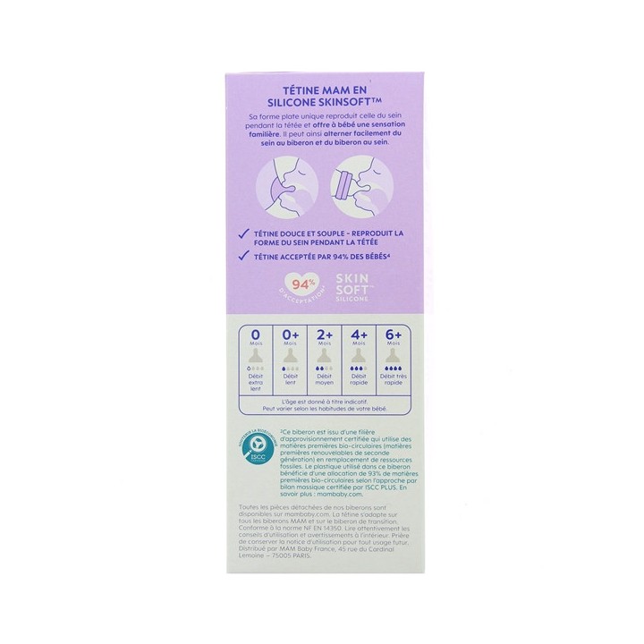 Easy Start Biberon Anti-Colique Débit Rapide Sable 320ml - MAM - IllicoPharma