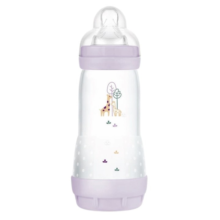 Easy Start Biberon Anti-Colique Débit Rapide Lila 320ml - MAM - IllicoPharma