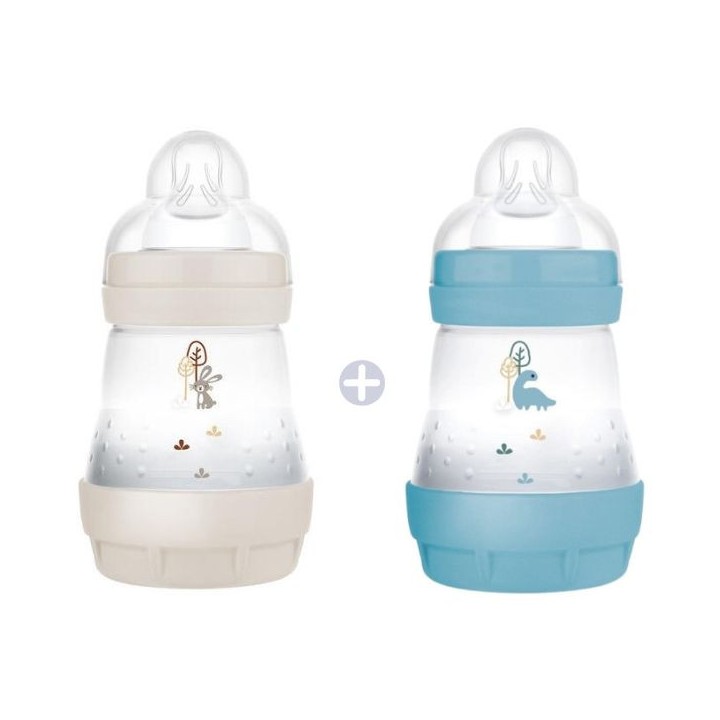 Easy Start Biberons Anti-Colique Débit Lent Océan/Sable 2x160ml MAM - IllicoPharma