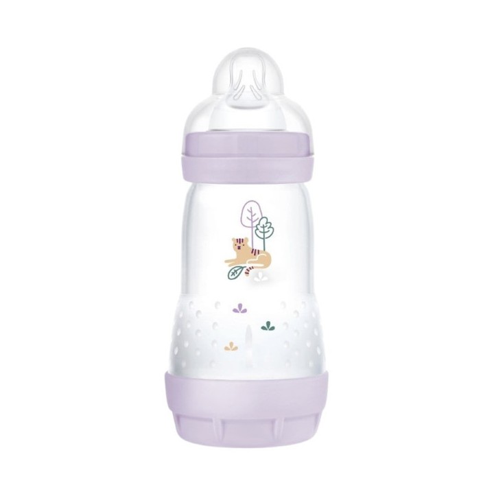 Easy Start Biberons Anti-Colique Débit Moyen Lila/Sable 2x260ml MAM - IllicoPharma