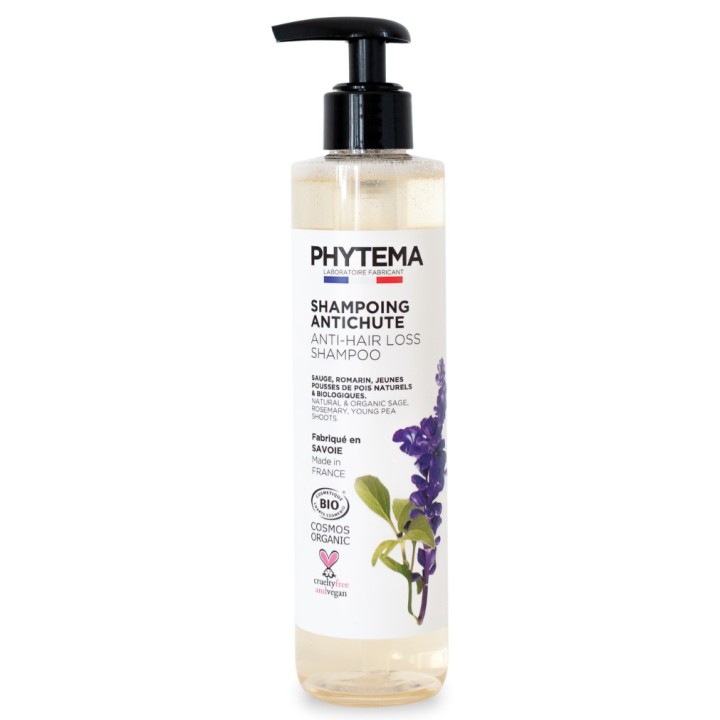 Shampoing Antichute Bio 250ml – Phytema – IllicoPharma