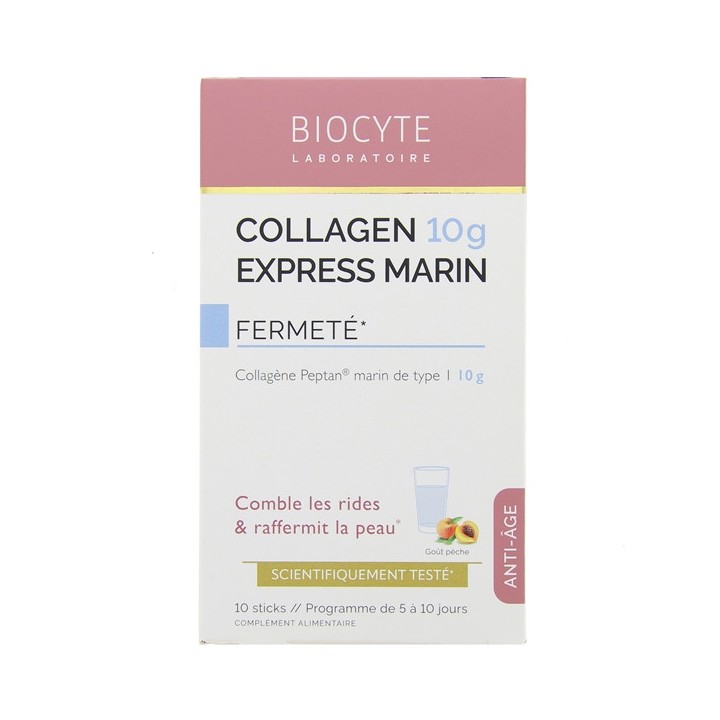 Biocyte Collagen Express Marin 10g Fermeté x10 sticks - IllicoPharma
