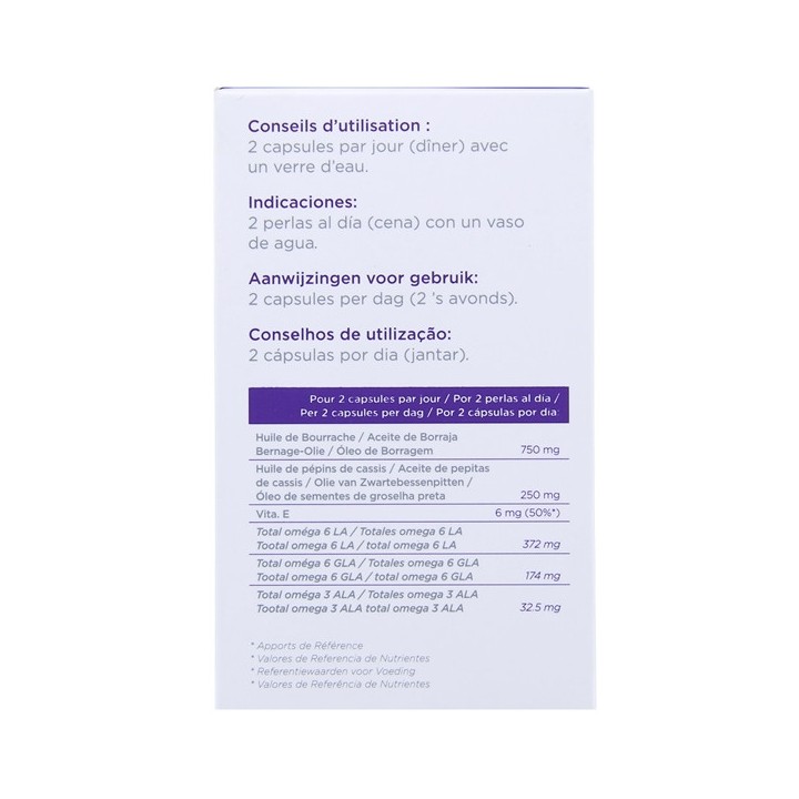 Inovance - Bourrache Cassis - x100 capsules - Ysonut -  IllicoPharma