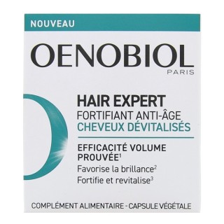 Oenobiol Hair Expert Fortifiant Anti-âge x30 capsules végétales - IllicoPharma