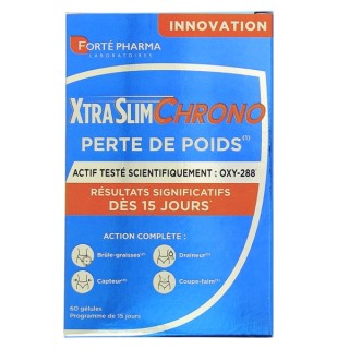 XtraSlim Chrono Perte de Poids x60 gélules - Forté Pharma - IllicoPharma