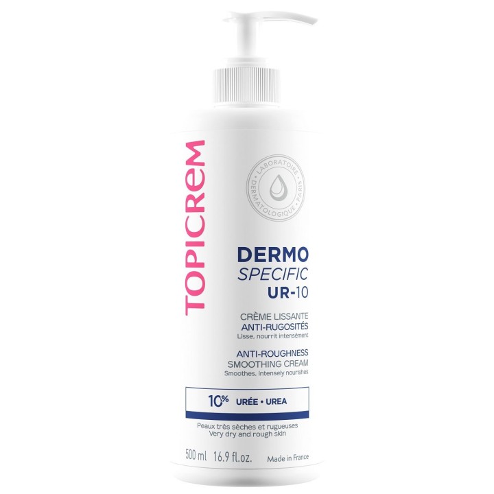 UR10 Crème Lissante Anti-Rugosités 500ml - Topicrem - IllicoPharma