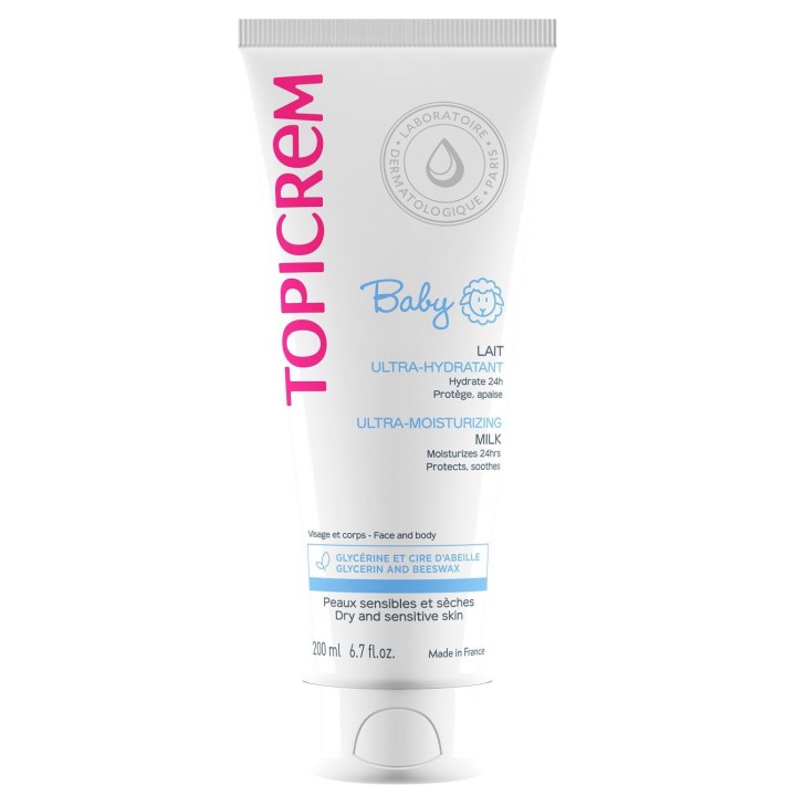 Baby Lait Ultra-Hydratant 200ml - Topicrem - IllicoPharma