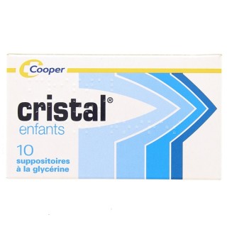 Cristal Enfants - 10 Suppositoires - Cooper - Constipation - IllicoPharma