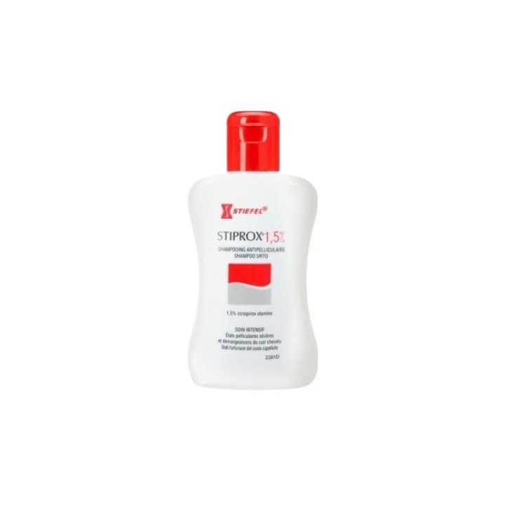 Stiprox1,5 % Shampooing antipelliculaire - Stiefel - Pellicules, démangeaisons - IllicoPharma