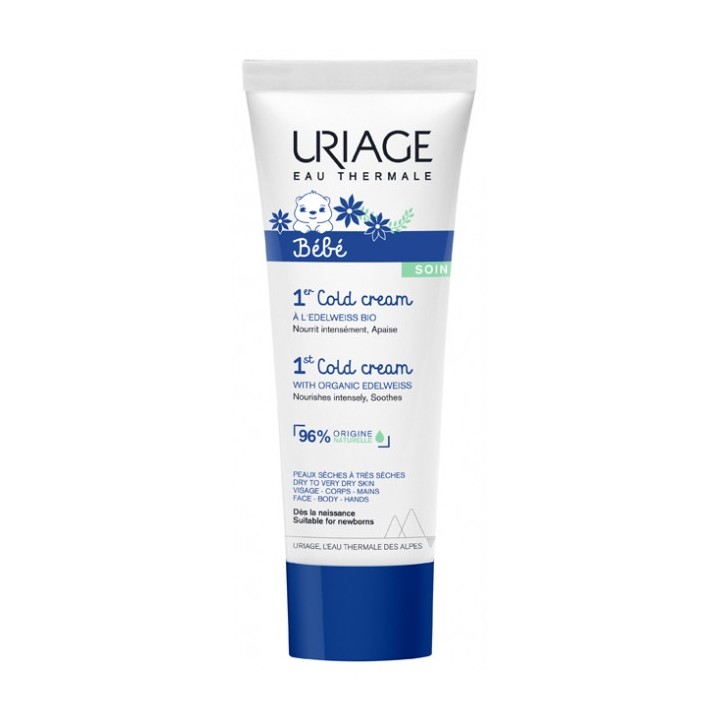 1er Cold Cream Bio 75ml Uriage Bébé - IllicoPharma