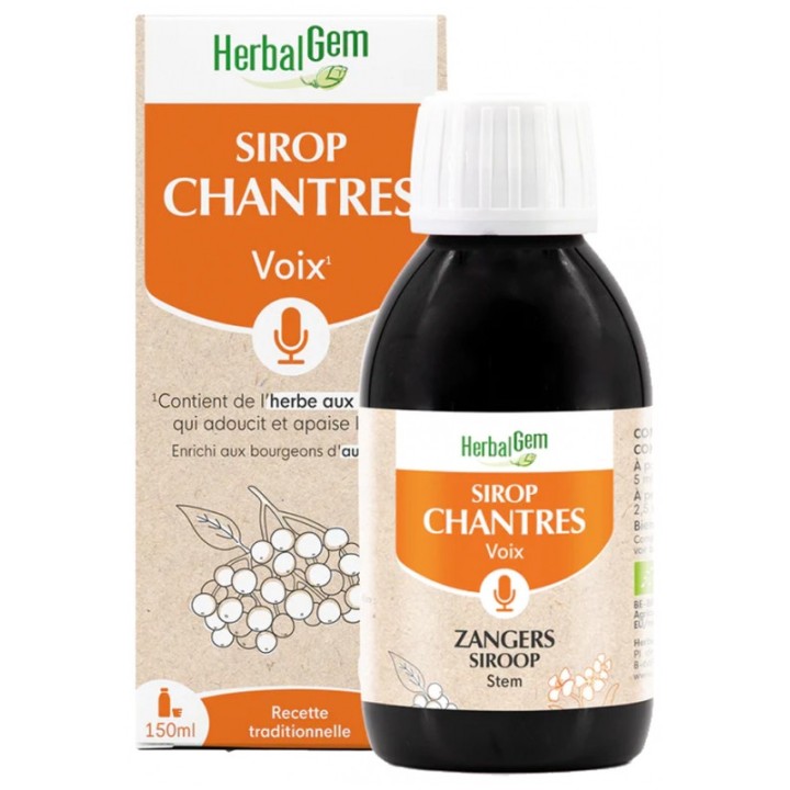 Sirop Chantres Bio 150ml Herbalgem - IllicoPharma