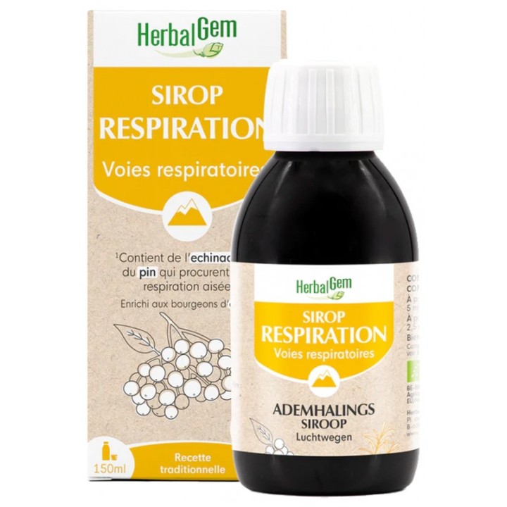 Sirop Respiration 150ml Herbalgem - IllicoPharma