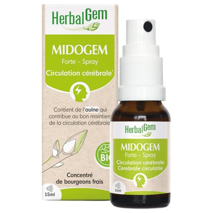 Midogem Forte Spray Bio 15ml Herbalgem - IllicoPharma