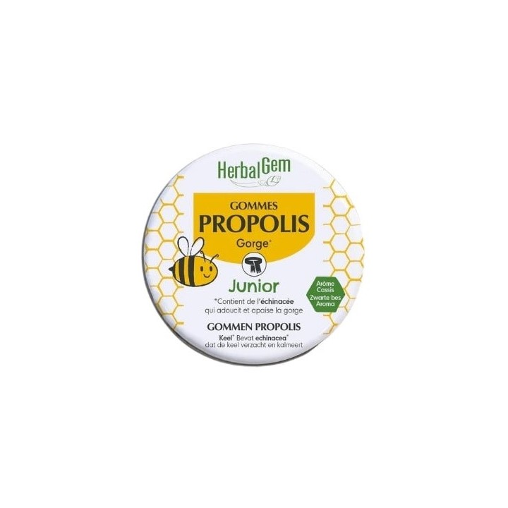 Gommes Propolis Junior Bio 45g Herbalgem - IllicoPharma