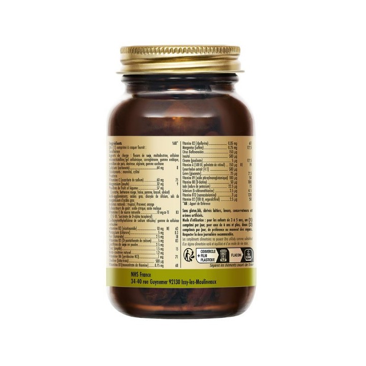 Kangavites Enfants Arôme Tropical x60cpr à croquer – Solgar – IllicoPharma