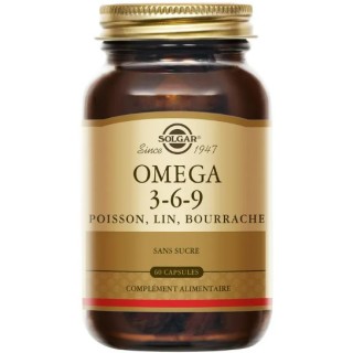 Oméga 3-6-9 x60 capsules – Solgar – IllicoPharma