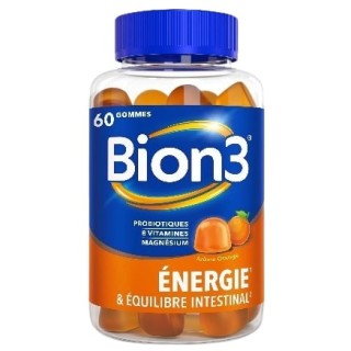 Bion 3 Gommes Énergie Arôme Orange x60 - IllicoPharma