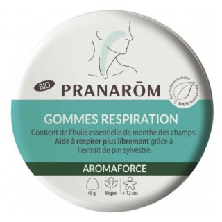Aromaforce Gommes Respiration Bio 45g - Pranarôm - IllicoPharma