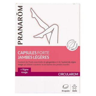 Circularom Capsules Forte Jambes Légères x30 - Pranarôm - IllicoPharma