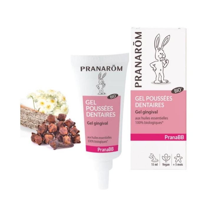 PranaBB Gel Poussées Dentaires Bio 15ml - Pranarôm - IllicoPharma