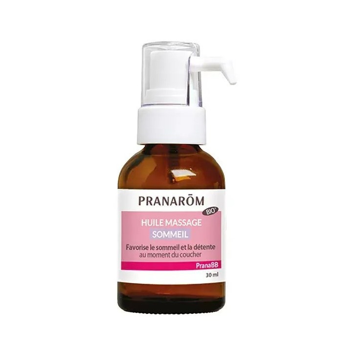 PranaBB Huile de massage Sommeil Bio 30ml - Pranarôm - IllicoPharma