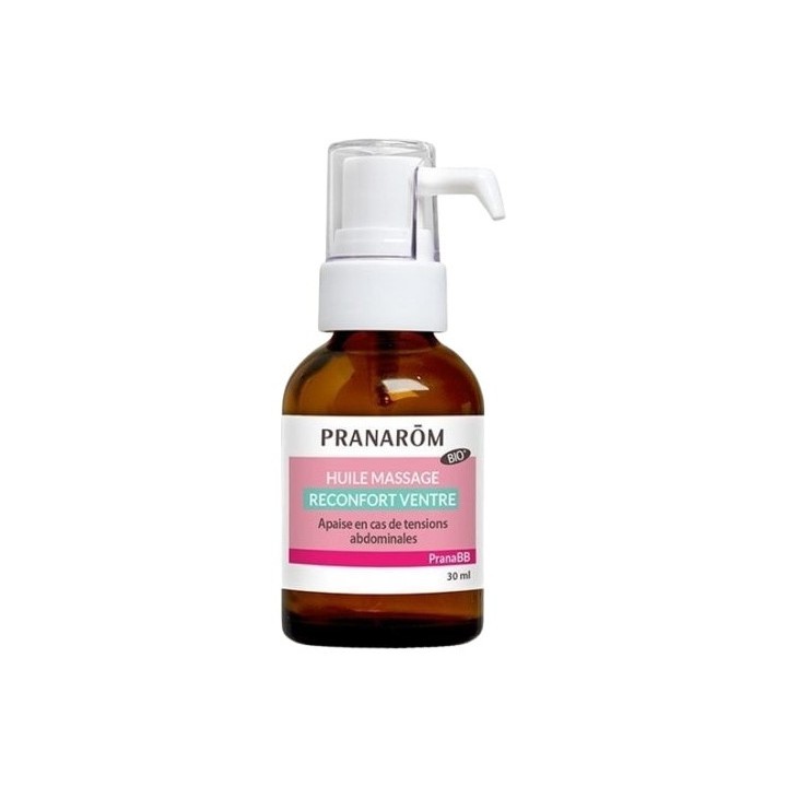 PranaBB Huile de massage Réconfort Ventre Bio 30ml - Pranarôm - IllicoPharma