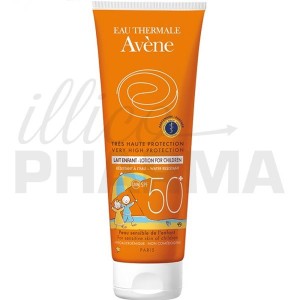 Choisissez Avène lait enfant SPF50 250ml pour protéger la peau de vos enfants des agressions du soleil